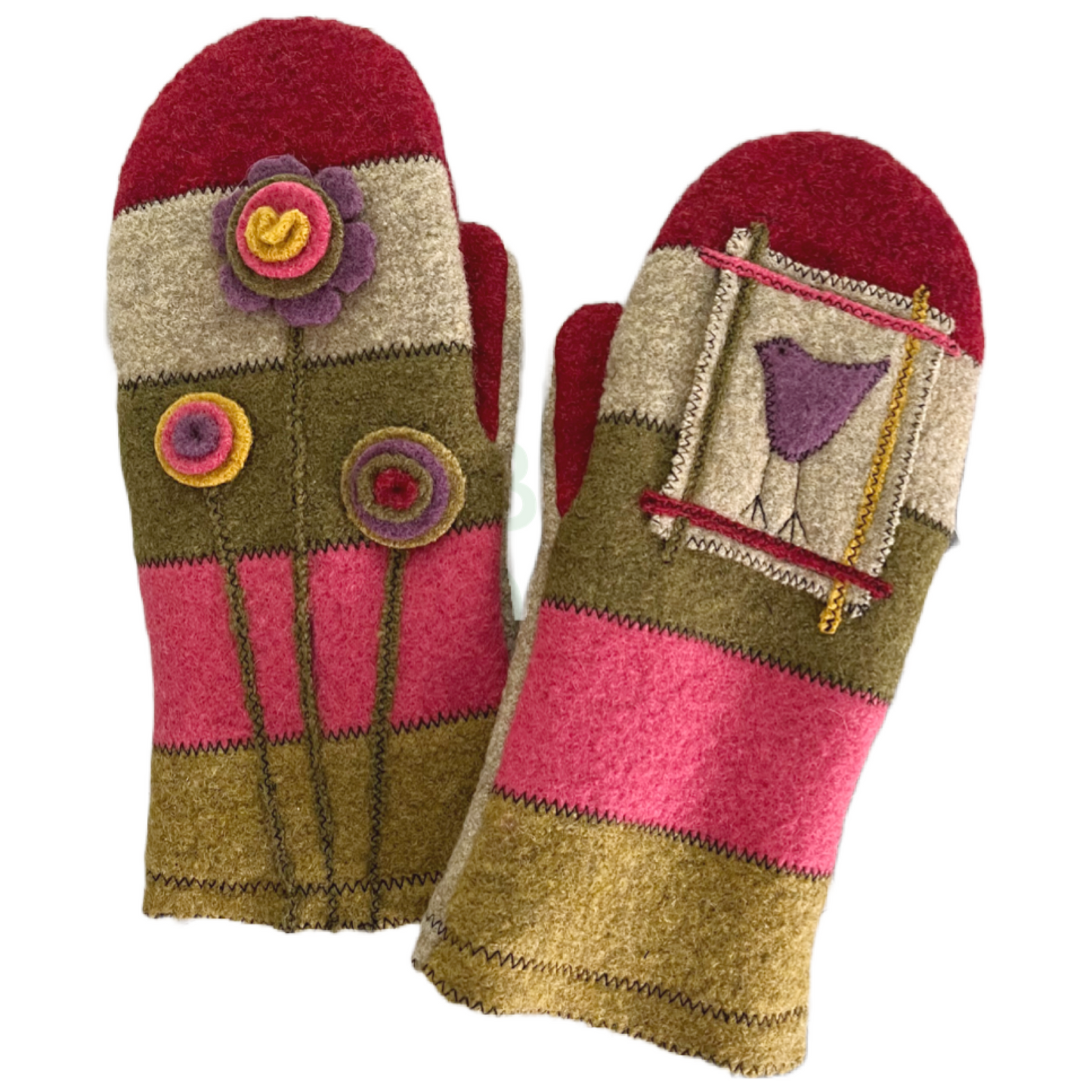 Plum-Full Mitten