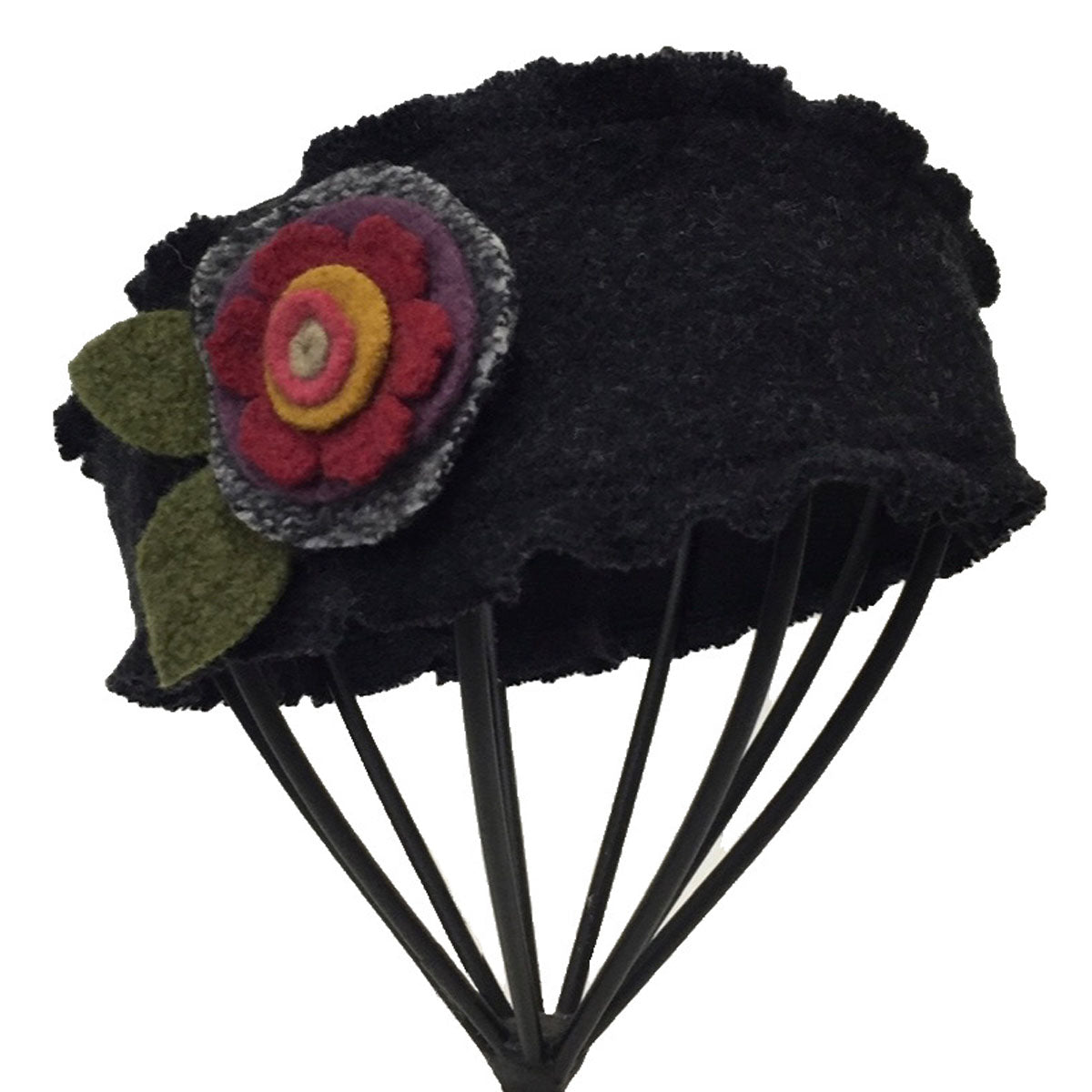 Black Flower Headband
