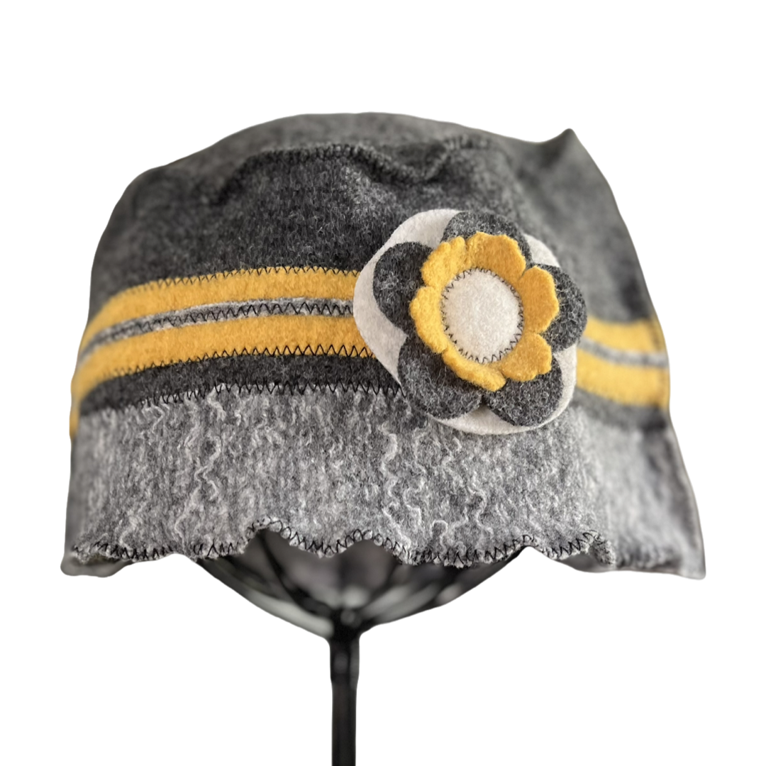 HA013 Yellow Flower Hat