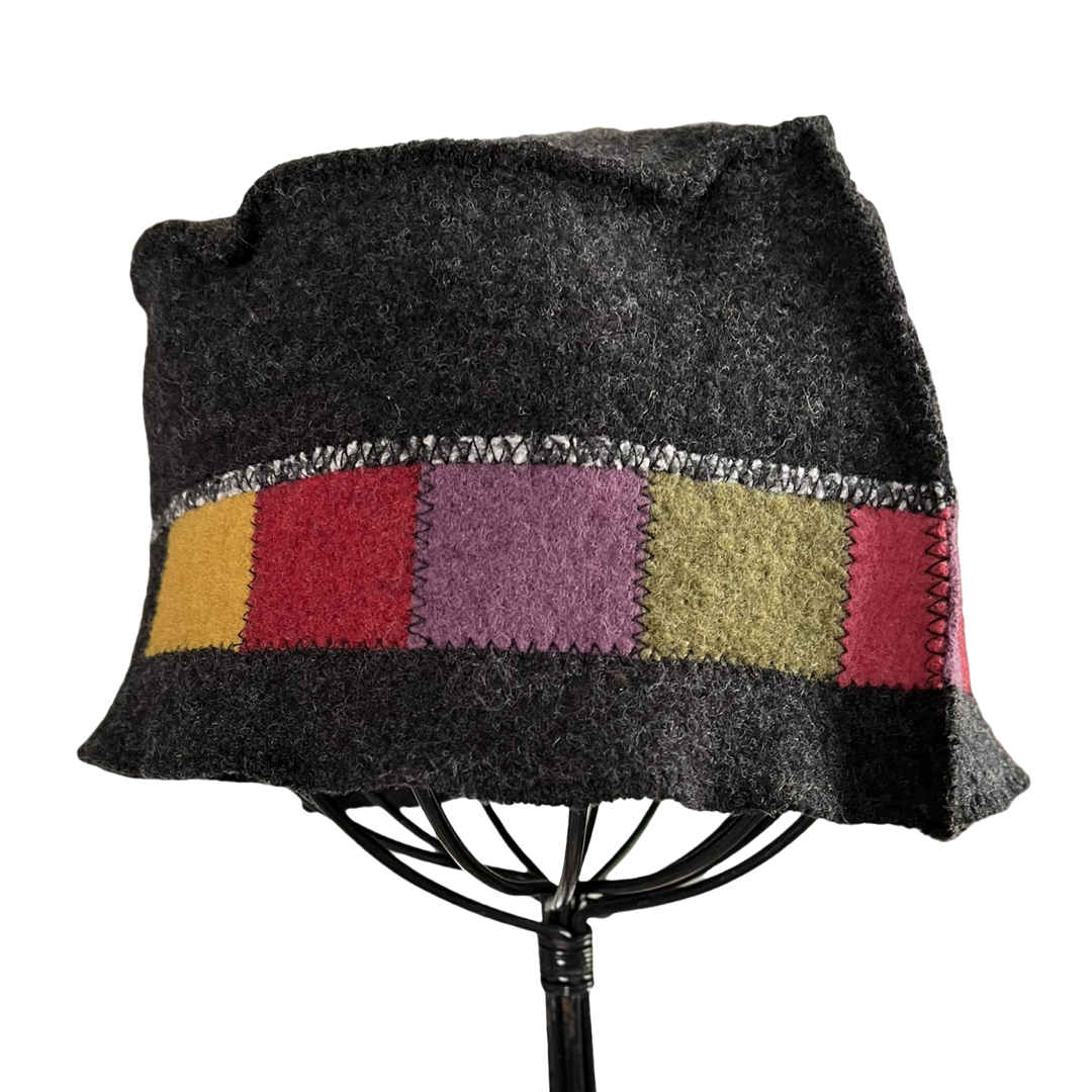 HA021 Black Colorblock Hat