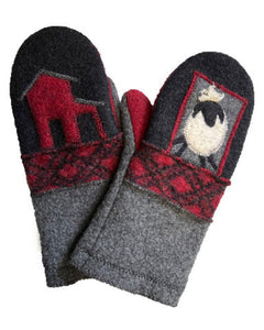 WM053 Black Sheep Mitten